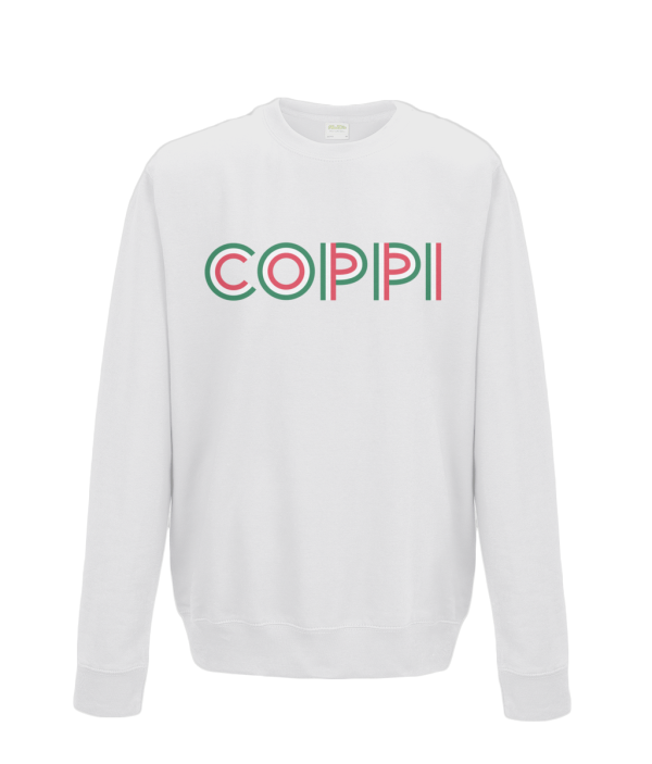 Fausto Coppi kids sweatshirt white
