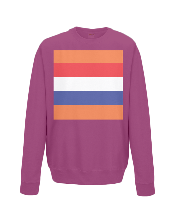 dutch cycling kids sweatshirt burgundy