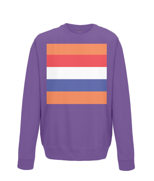 dutch cycling kids sweatshirt purple