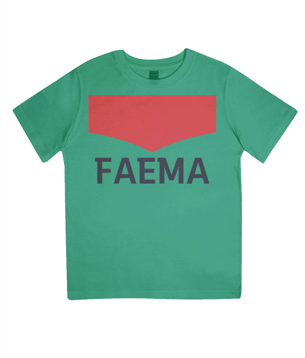 faema kids cycling t-shirt - green