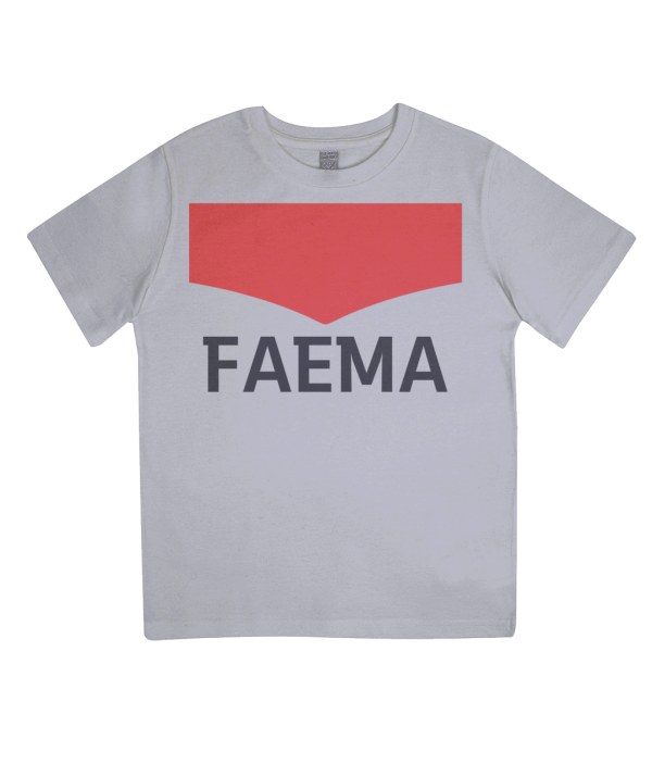 faema kids cycling t-shirt - grey
