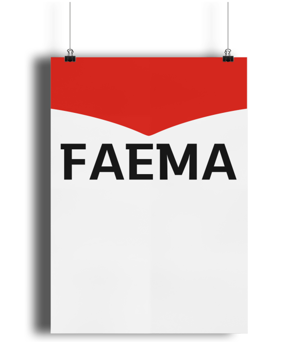 Faema cycling poster