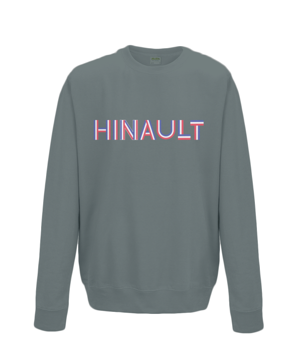 hinault kids cycling sweatshirt charcoal