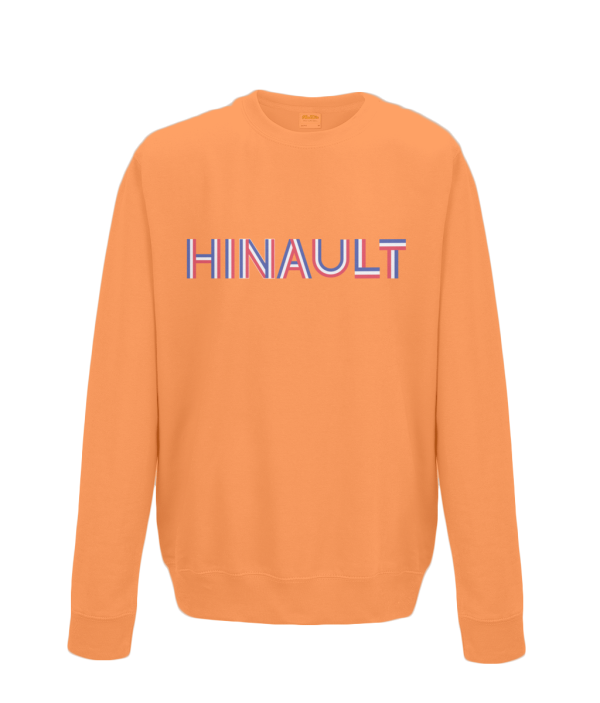 hinault kids cycling sweatshirt orange