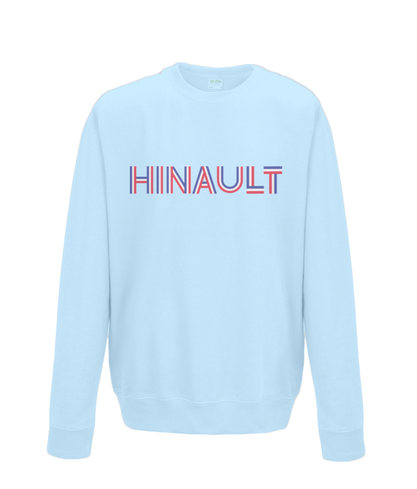 hinault kids cycling sweatshirt light blue