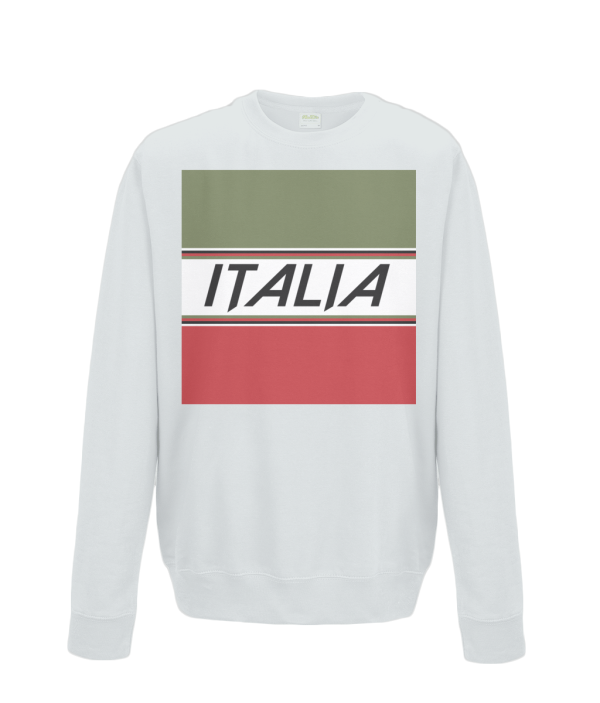 italia cycling kids sweatshirt grey