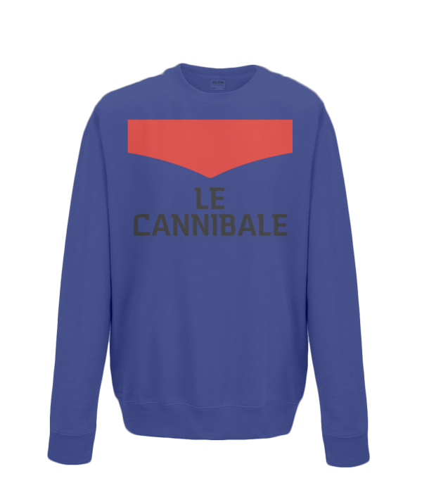 le cannibale kids cycling sweatshirt navy