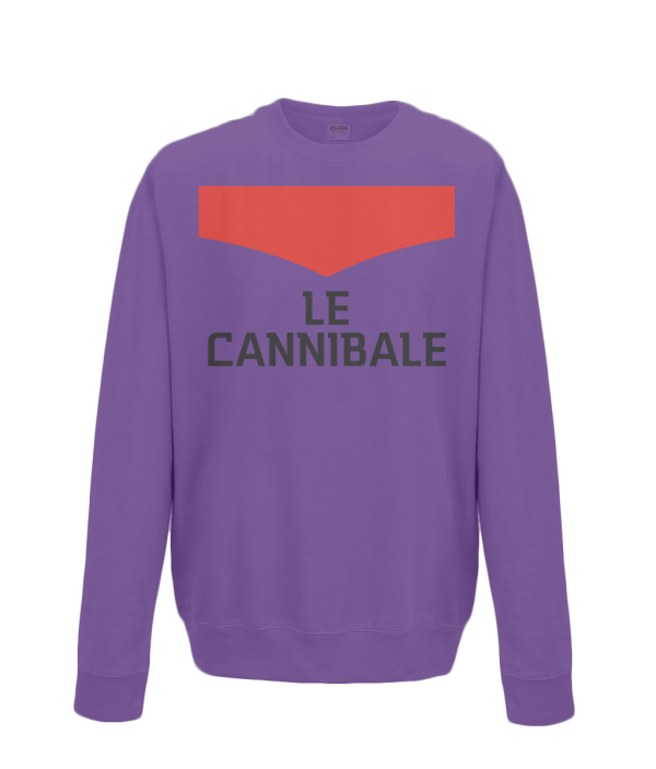 le cannibale kids cycling sweatshirt purple