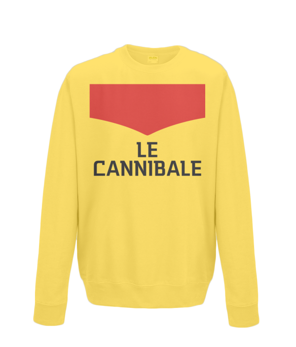 le cannibale sweatshirt yellow