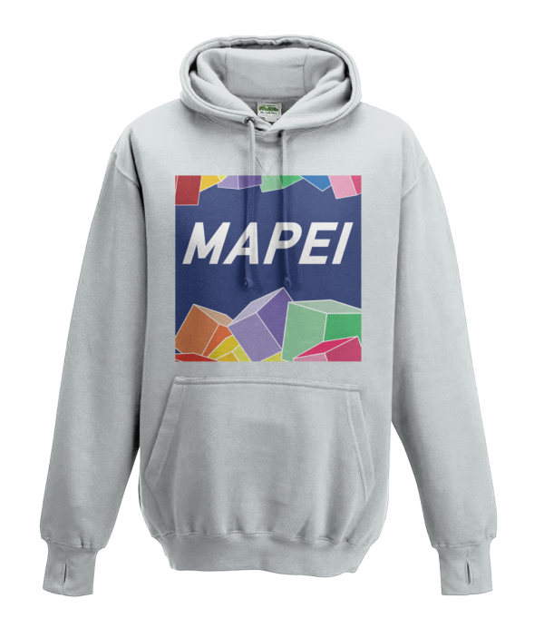 mapei kids cycling hoodie grey