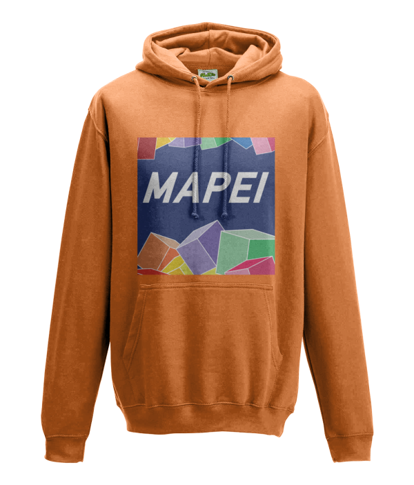 mapei kids cycling hoodie orange