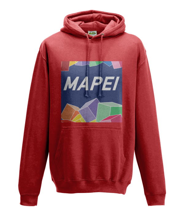 mapei kids cycling hoodie red