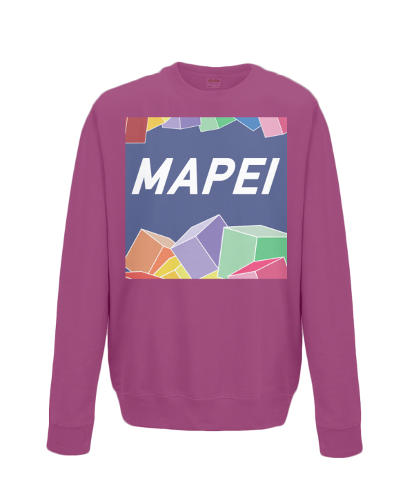 mapei kids cycling sweatshirt burgundy