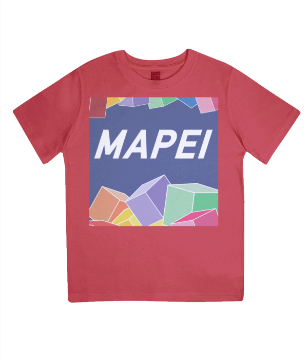 mapei kids cycling t-shirt - red