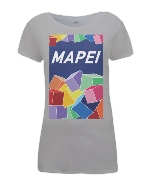 mapei women's cycling t-shirt grey