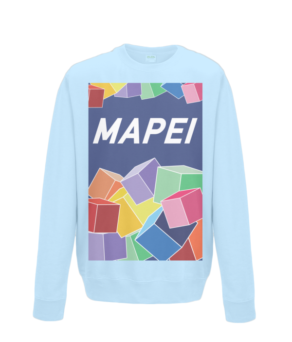 mapei sweatshirt light blue