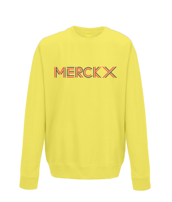 eddy merckx kids sweatshirt yellow
