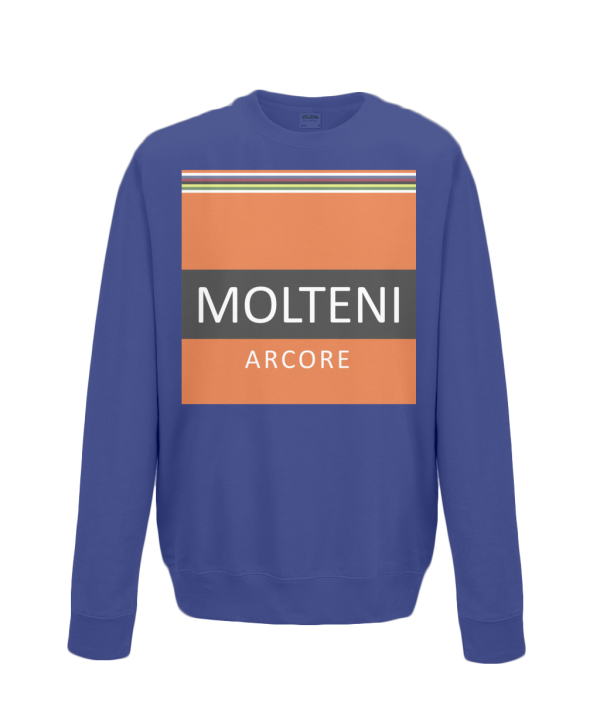 molteni kids cycling jumper navy