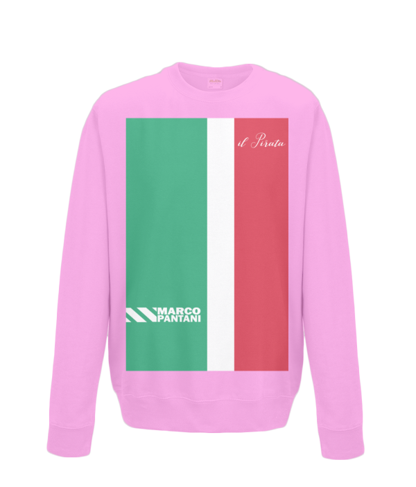 marco pantani sweatshirt pink