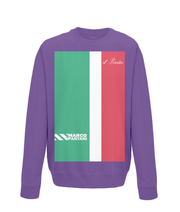 marco pantani sweatshirt purple