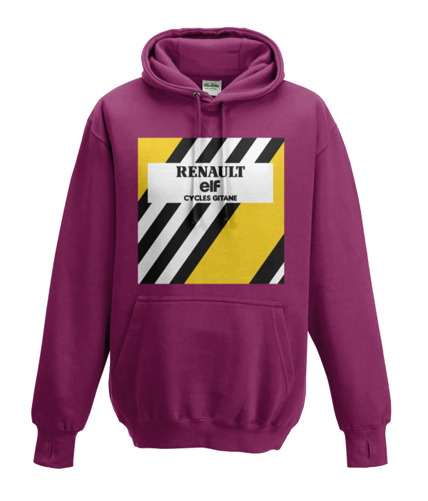 renault cycling hoodie - purple