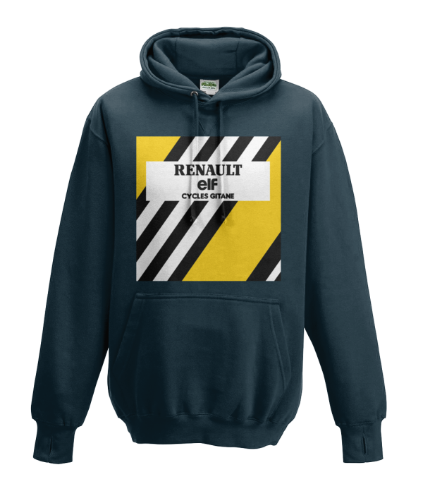 renault cycling hoodie - navy