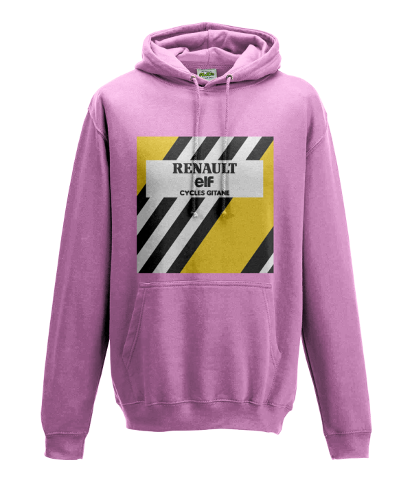 renault cycling hoodie - pink