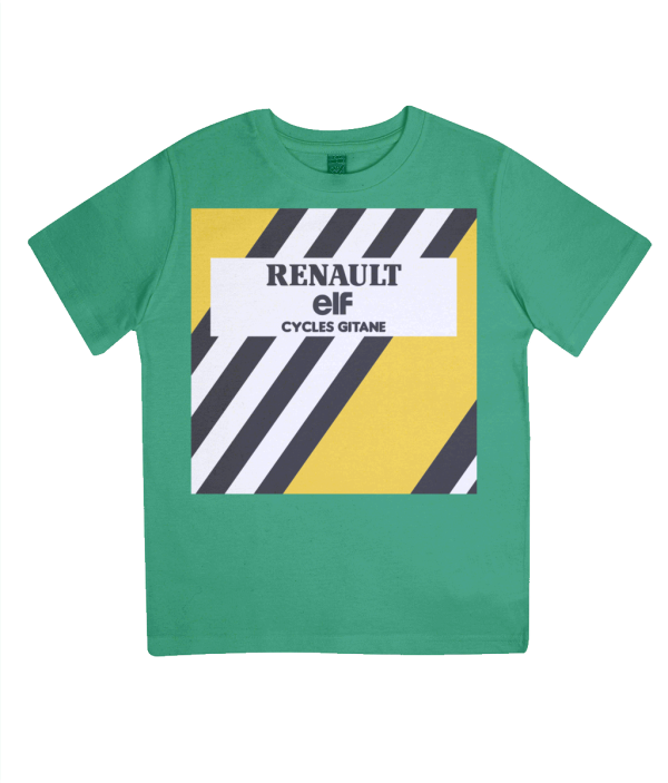renault kids cycling t-shirt green