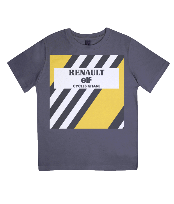 renault kids cycling t-shirt navy