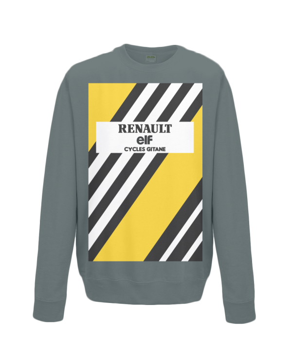 renault cycling sweatshirt charcoal