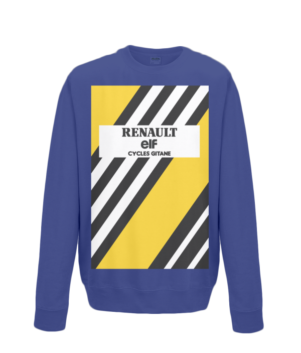 renault cycling sweatshirt navy