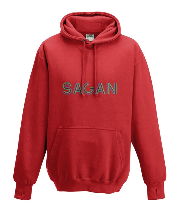 sagan hoodie - red