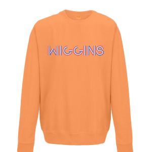bradley wiggins kids cycling sweatshirt orange