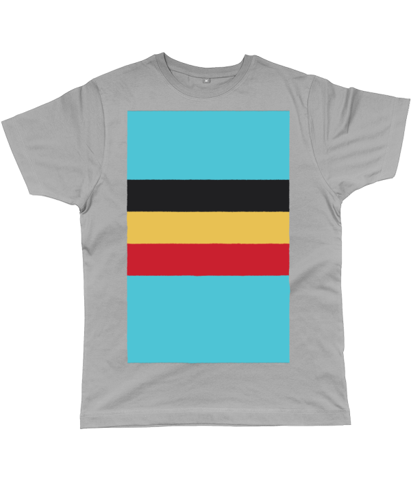 belgium flag t-shirt grey