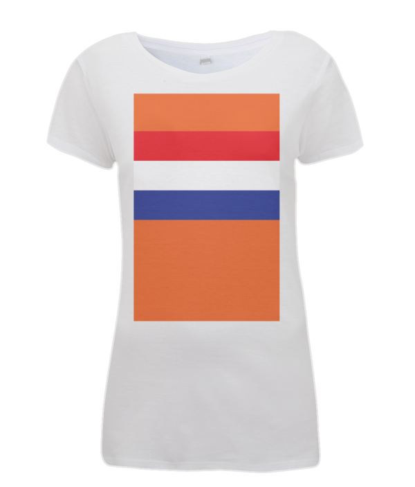 dutch flag womens cycling t-shirt