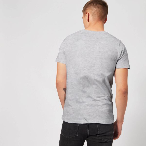 grey t-shirt back mens