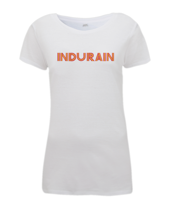 Indurain rider name womens cycling t-shirt