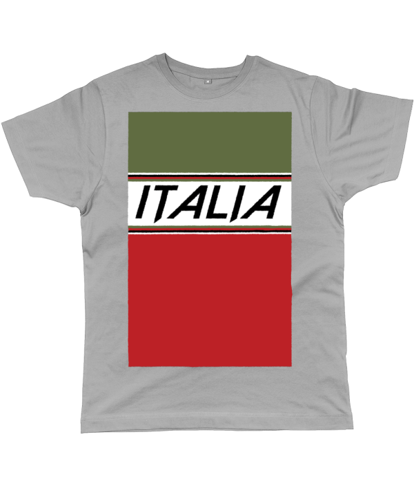 italia cycling t-shirt  grey
