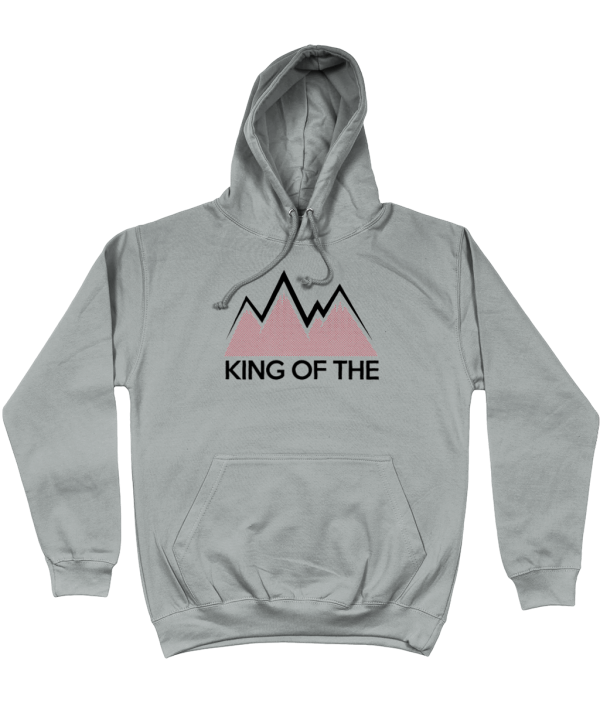 king of the mountains hoodie grey