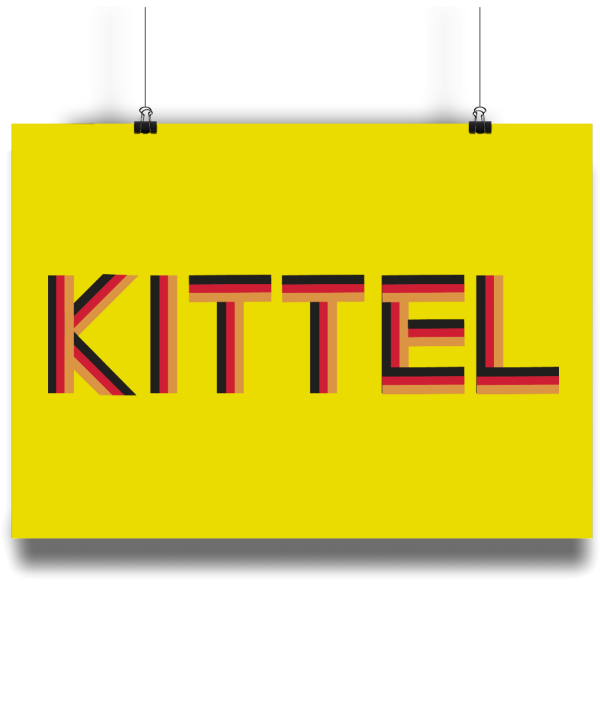Marcel Kittel poster yellow