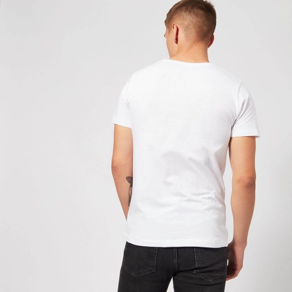 white mens t-shirt back
