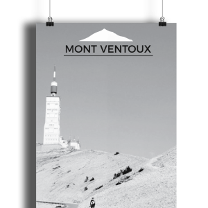 mont ventoux scenery poster