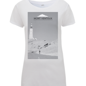 mont ventoux scenery womens cycling t-shirt