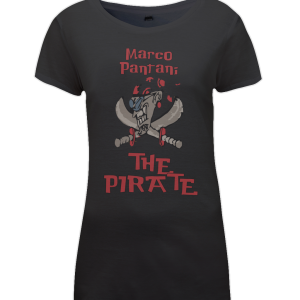 pantani the pirate womens t-shirt black