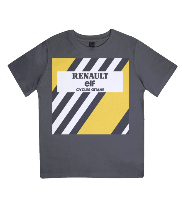 renault kids cycling t-shirt black