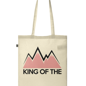 king of the mountains tote bag