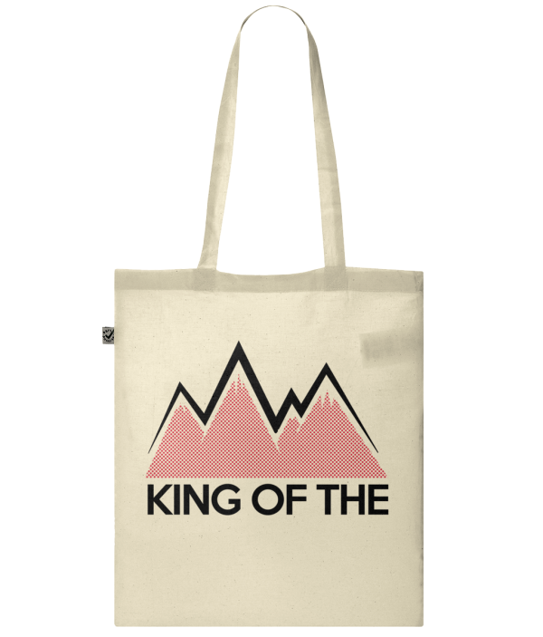 king of the mountains tote bag