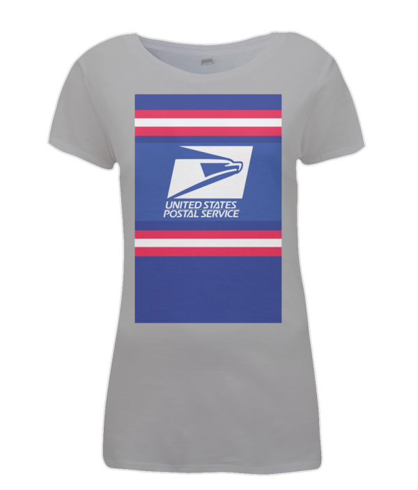 US Postal Service womens t-shirt grey