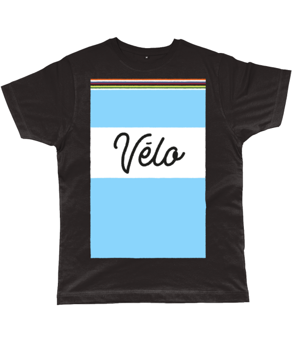 velo cycling t-shirt black